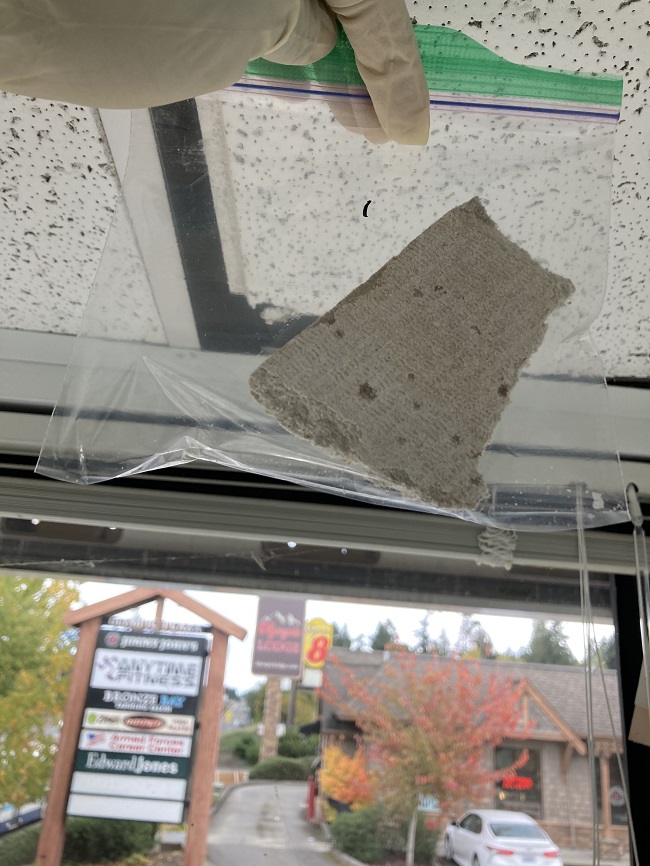 How do I know if my ceiling tiles have asbestos?